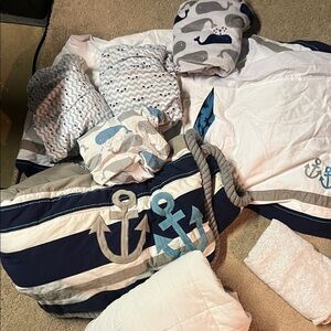 Nautical Themed Baby Bedding Set